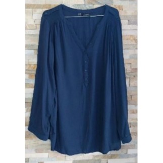 Chemise femme bleu marine...