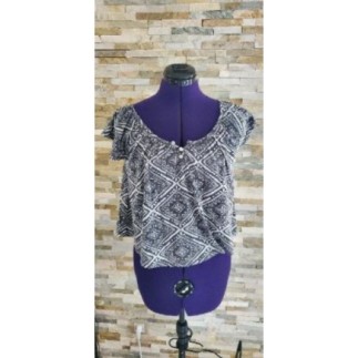 T-shirt motifs losanges...