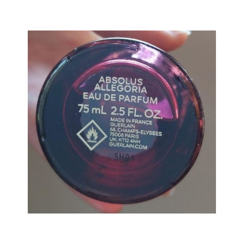 Eau de parfum GUERLAIN absolus allegoria 75ml NEUF sans boîte valeur 138e