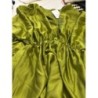 Robe verte satin taille unique neuve 
