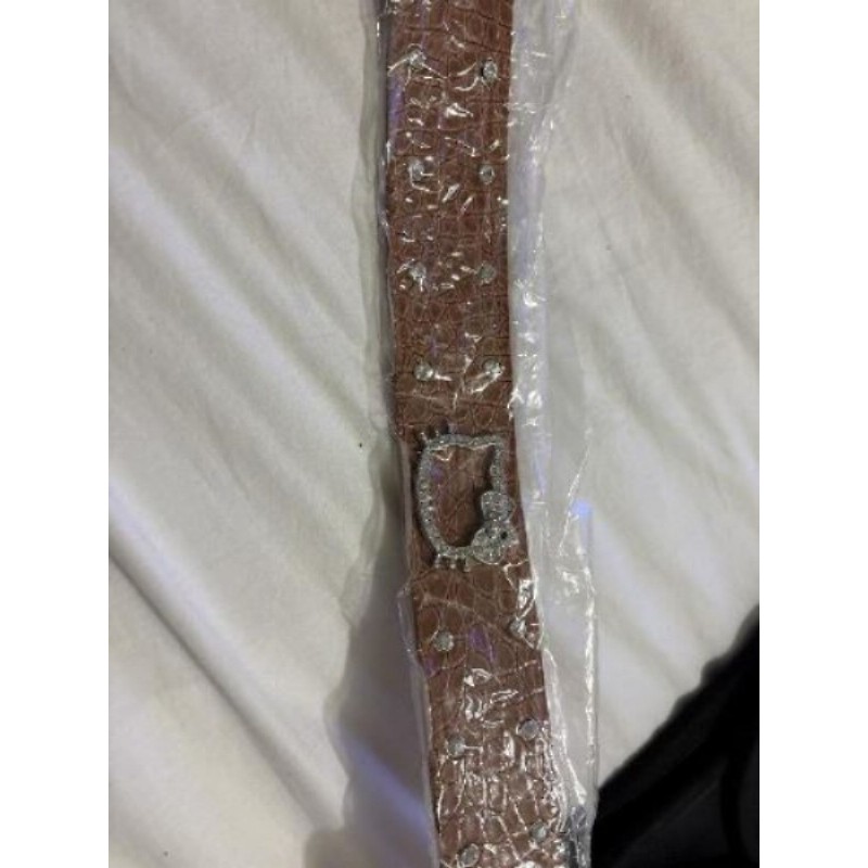 Ceinture hello kitty marron ou noire 
