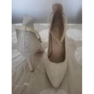 Escarpin argenté 39