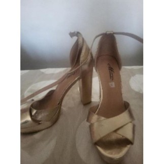 Sandale fête doré 39