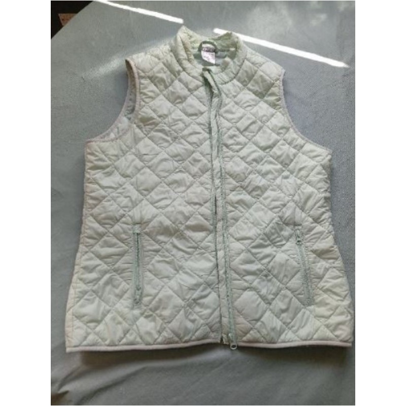 Doudoune légère verte sans manche taille xl