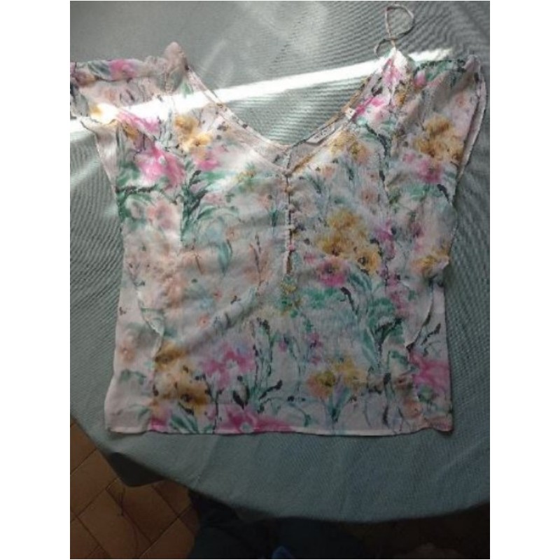 Chemise en fleur marque naf naf taille 40