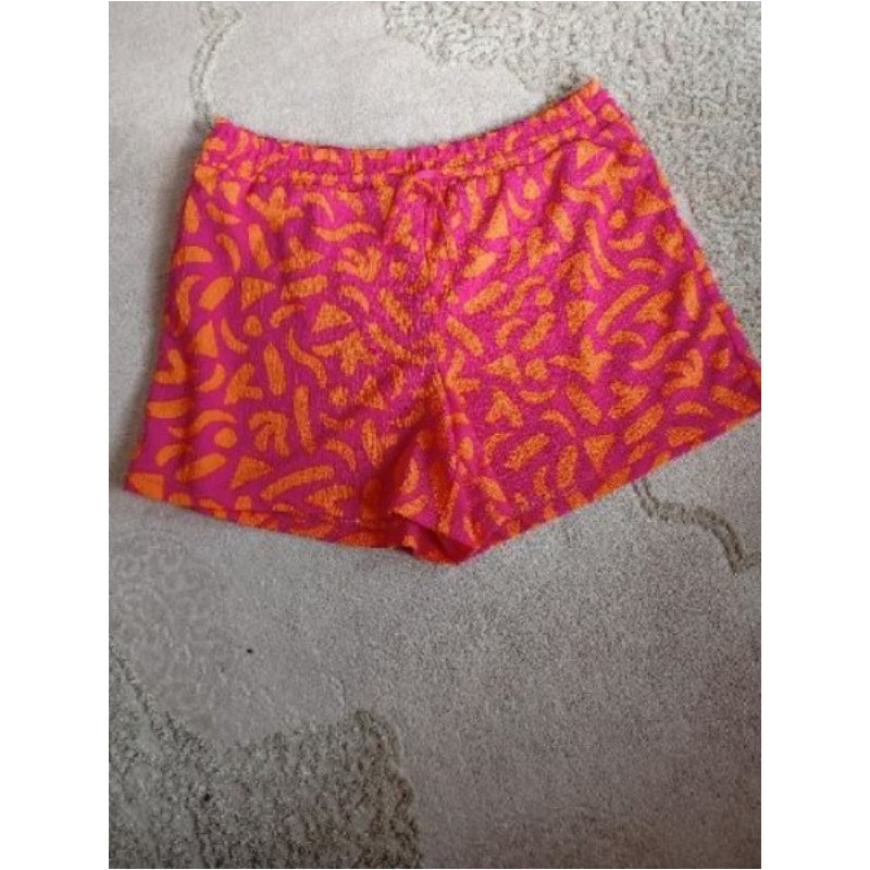 Short d'été rose orange taille 40