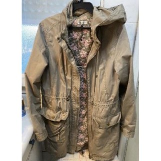 parka mi-saison avec capuche kaki FEMME T38-40