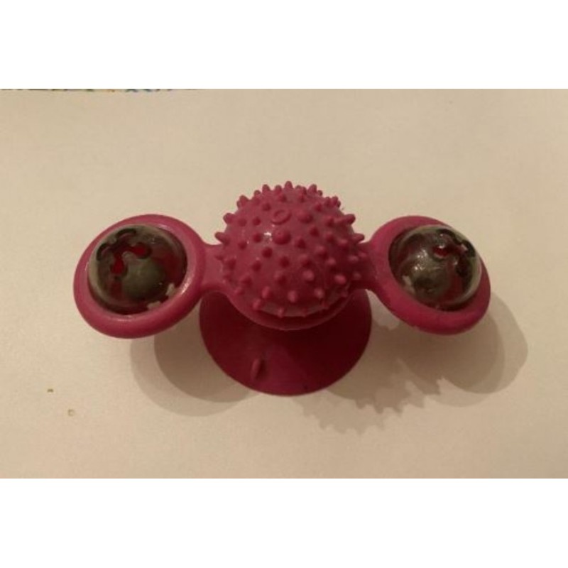 jouet pivotant avec ventouse pour chats