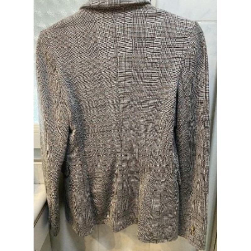 blazer rayé beige camaieu femme taille 36 non porté