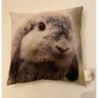 mini coussin motif lapin dimension 19-19cm