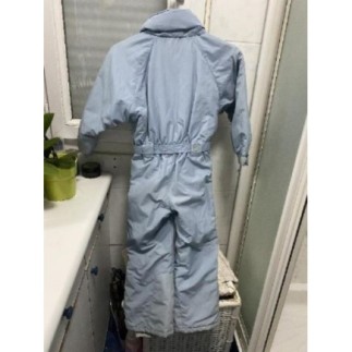 combinaison de ski bleue...