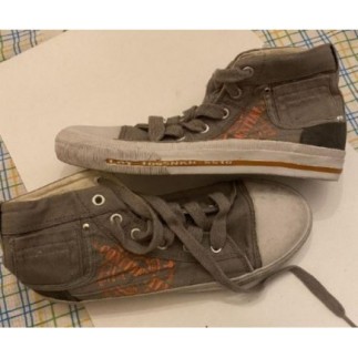 chaussure en toile beige du...