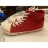 chaussure en toile rouge du pareil au même jamais porté pointure 38