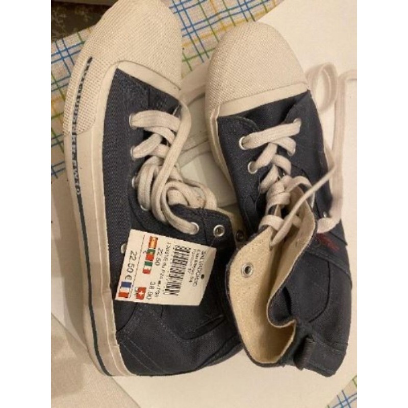chaussure en toile bleu du pareil au même jamais porté pointure 37