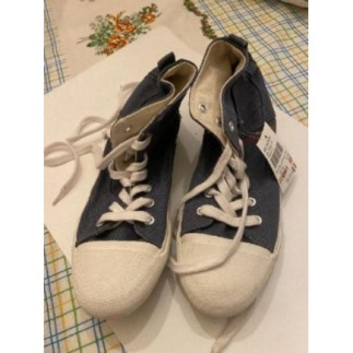 chaussure en toile bleu du pareil au même jamais porté pointure 37