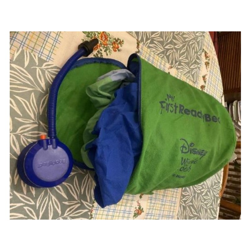 sac de couchage matelas à gonfler+pompe+housse de couette portable - enfant 5 à 10 ans Disney