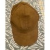casquette en daim fille marron TU non porté