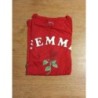 Tee shirt rouge femme 46