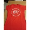 Tee shirt rouge 1977 taille  L 