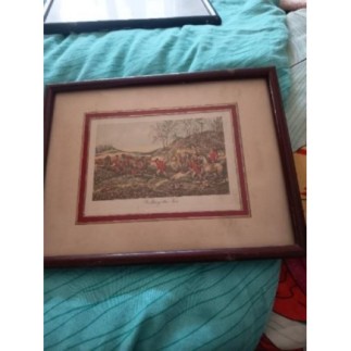 Cadre Cheveaux et Hommes 