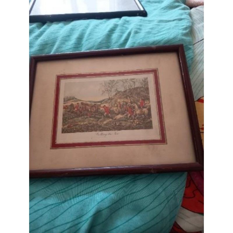 Cadre Cheveaux et Hommes 