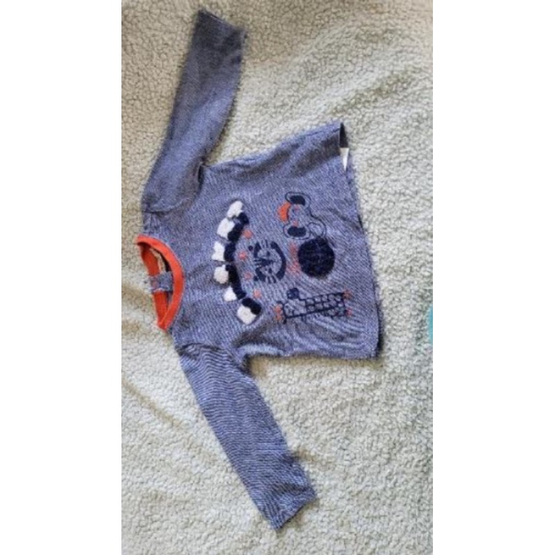 Tee shirt M L bleu jean sergent M 9 mois