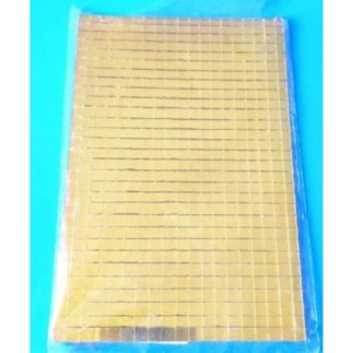 Mini carrés miroirs adhésifs 0r