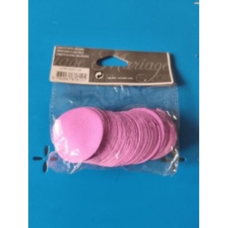 Confettis papier forme ronde