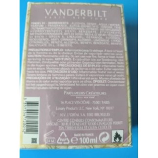 Parfum Vanderbilt gloria 100 ml