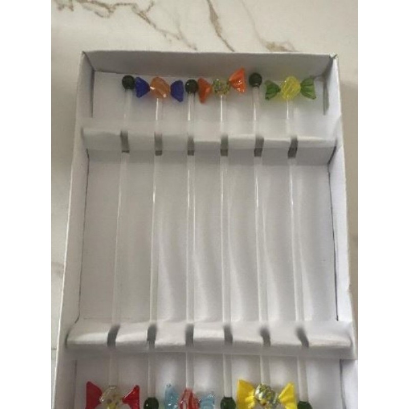 6 Agitateurs cocktail 