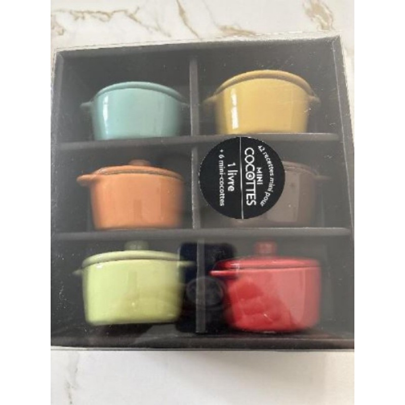 6 mini cocottes