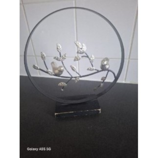 Sculpture 2 oiseaux  en fer 