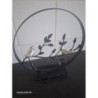 Sculpture 2 oiseaux  en fer 