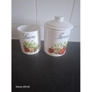 Lots de 2 Pots en céramique...