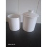Lots de 2 Pots en céramique (farine+sucre)