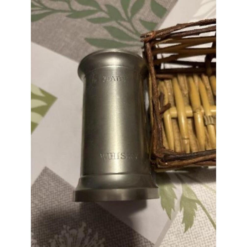 Verre en étain baby Whisky « les étains du Manoir »