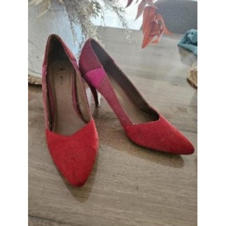 escarpins rouge rose la...