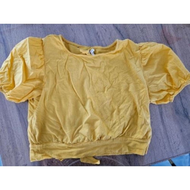 haut été jaune zara 11/12 ans MC