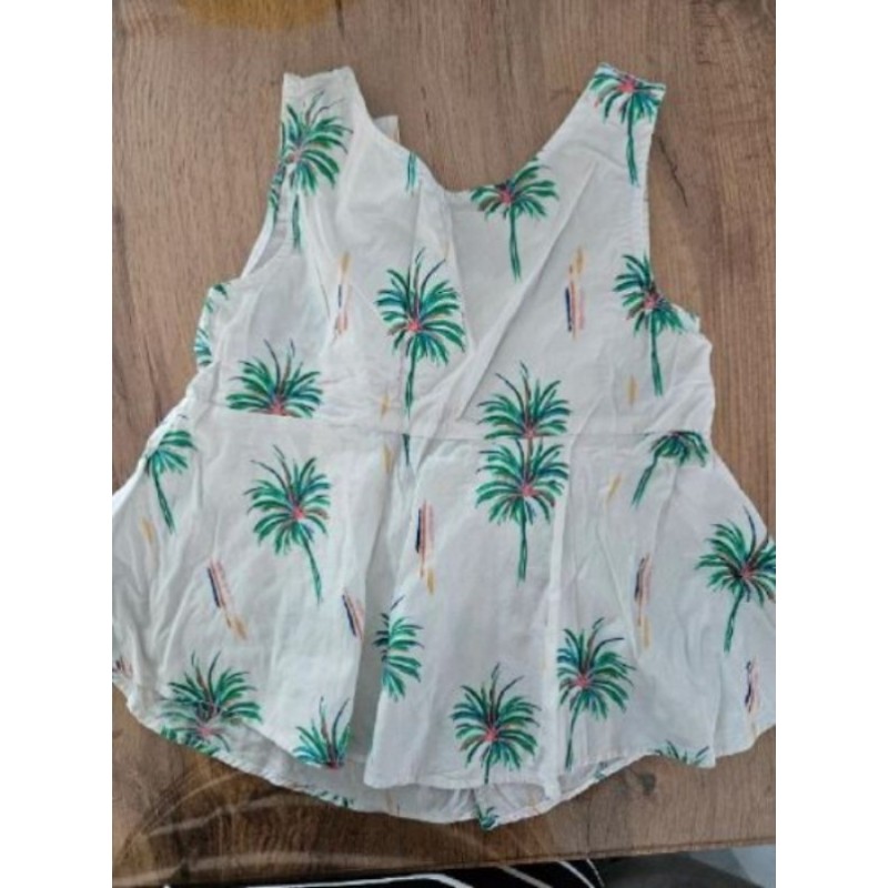 haut été fleuri zara dénudé dos zara 8 ans MC