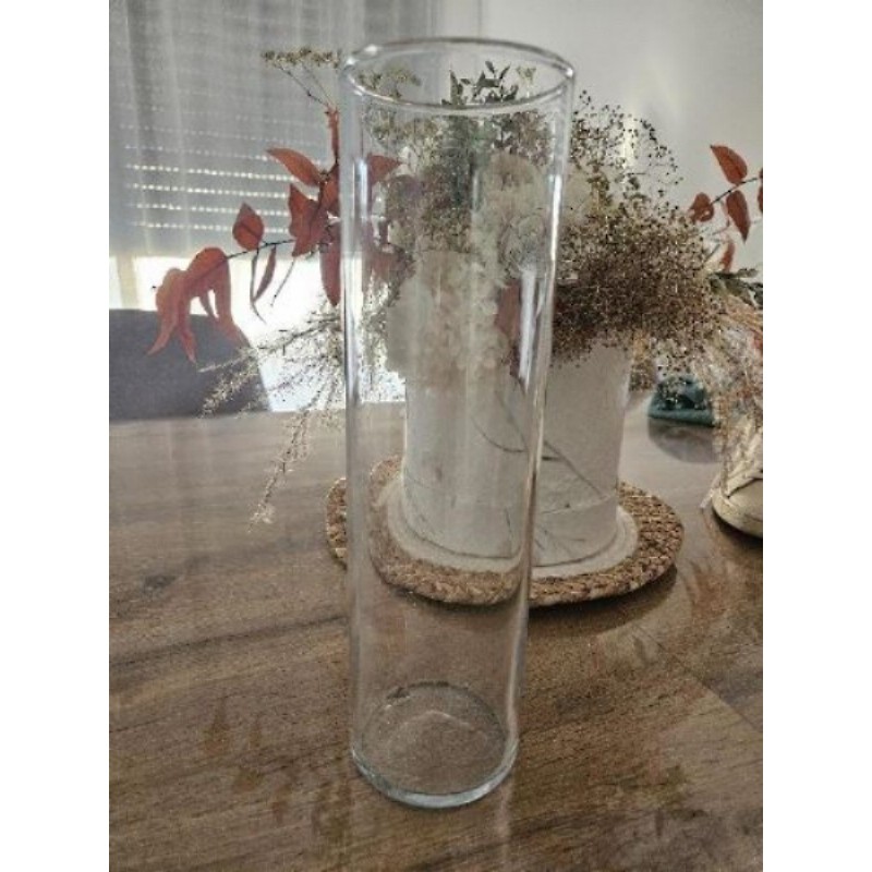 vase haut en verre translucide MC