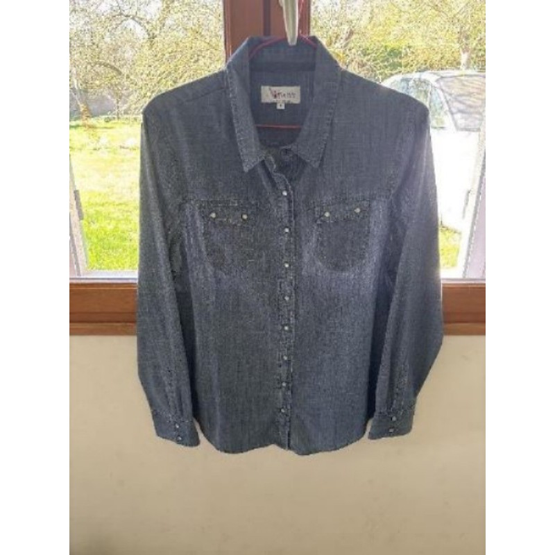 Chemisier en jean Armand Thierry T2 neuf