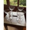 Lot de 4 coupes anciennes à champagne 