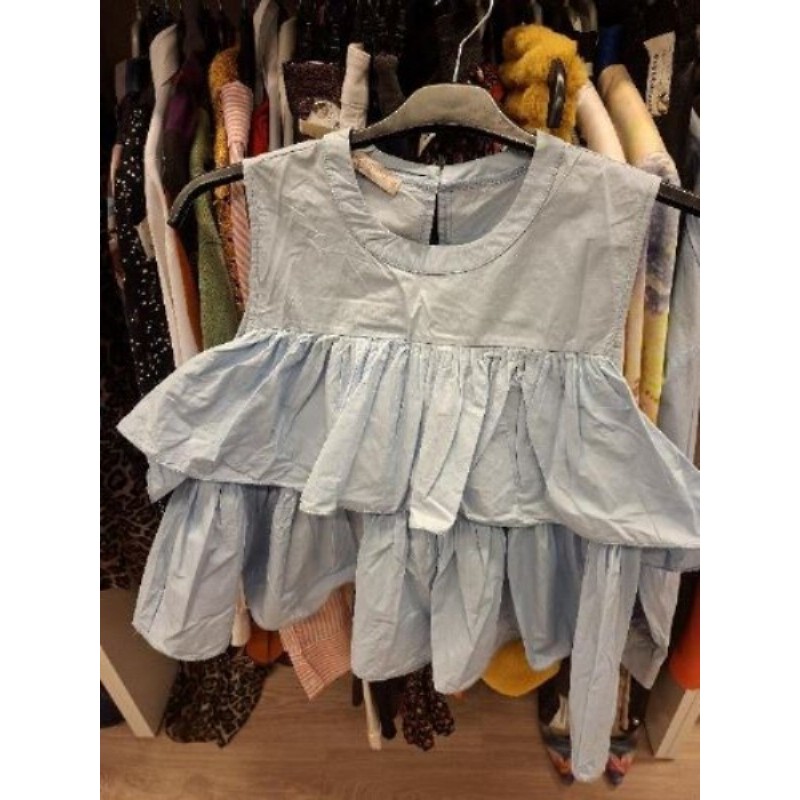 Top bleu Rinascimento  M
