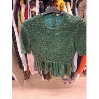 Blouse verte  zara simili...
