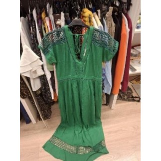 Robe  longue verte Goa 40
