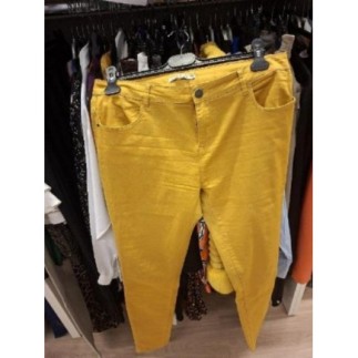 Pantalon  jean jaune 44