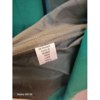 Veste longue verte...