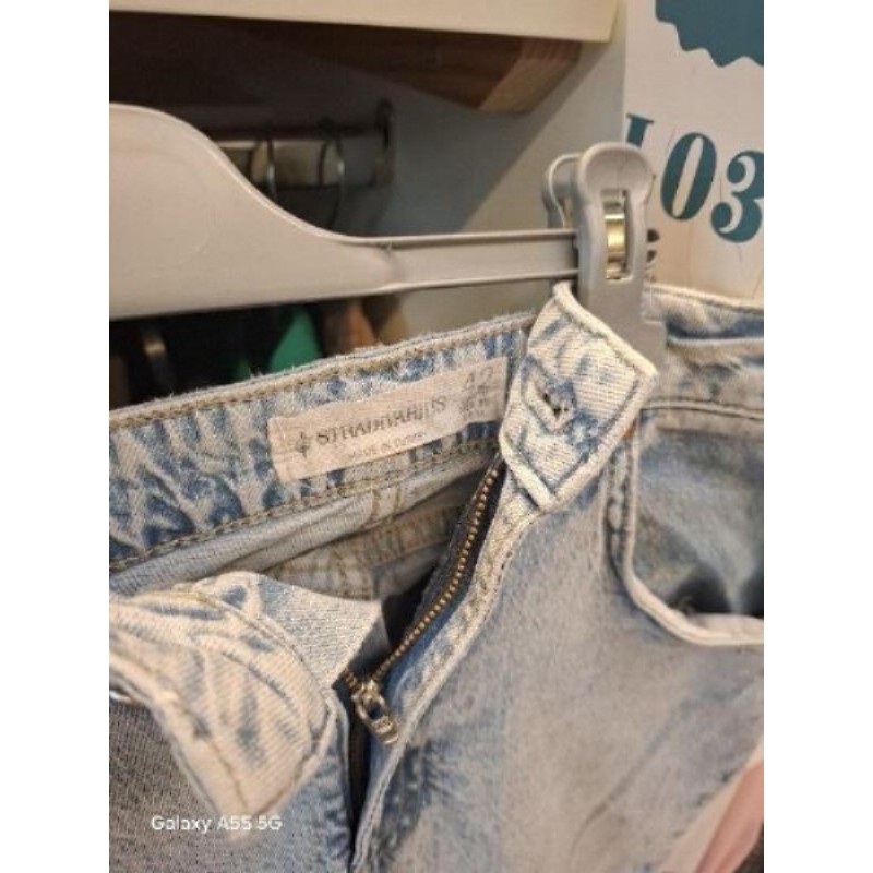 Pantalon jean bleu clair stradivarius 42