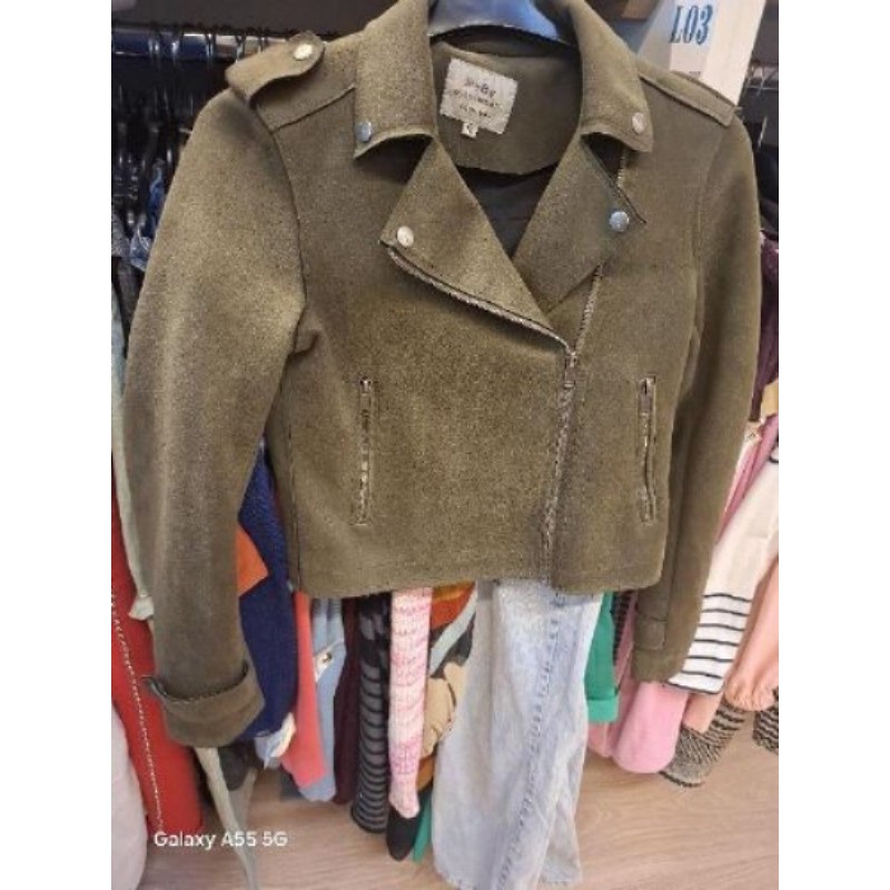 Veste velours verte outerwear M