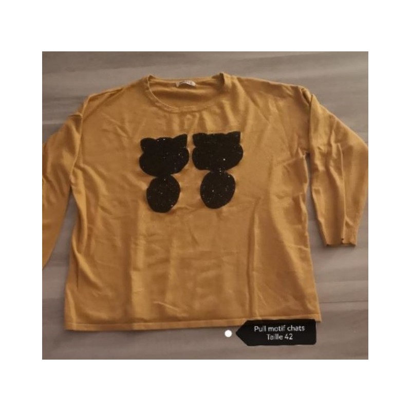 Pull motif chats Taille 42